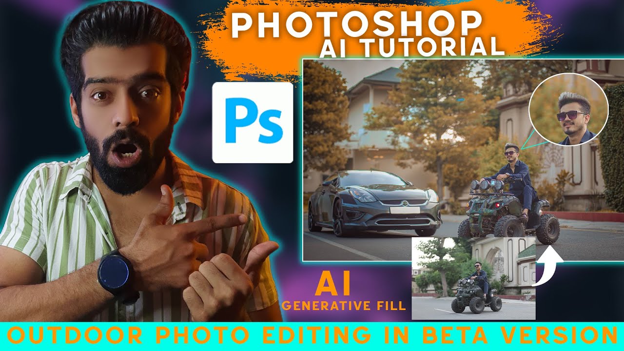 outdoor photo editing in adobe photoshop beta 2023|Ai Generative Fill ...