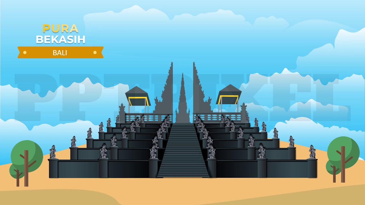 Video Animasi Promosi Desa, Adat, Kebudayaan, Icon Pura Berkasih di