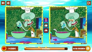 SpongeBob Find The Differences - Level 10