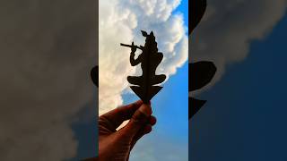 Shri Krishna leaf art 🎨🎨 ll #leafart #krishna #art #shorts