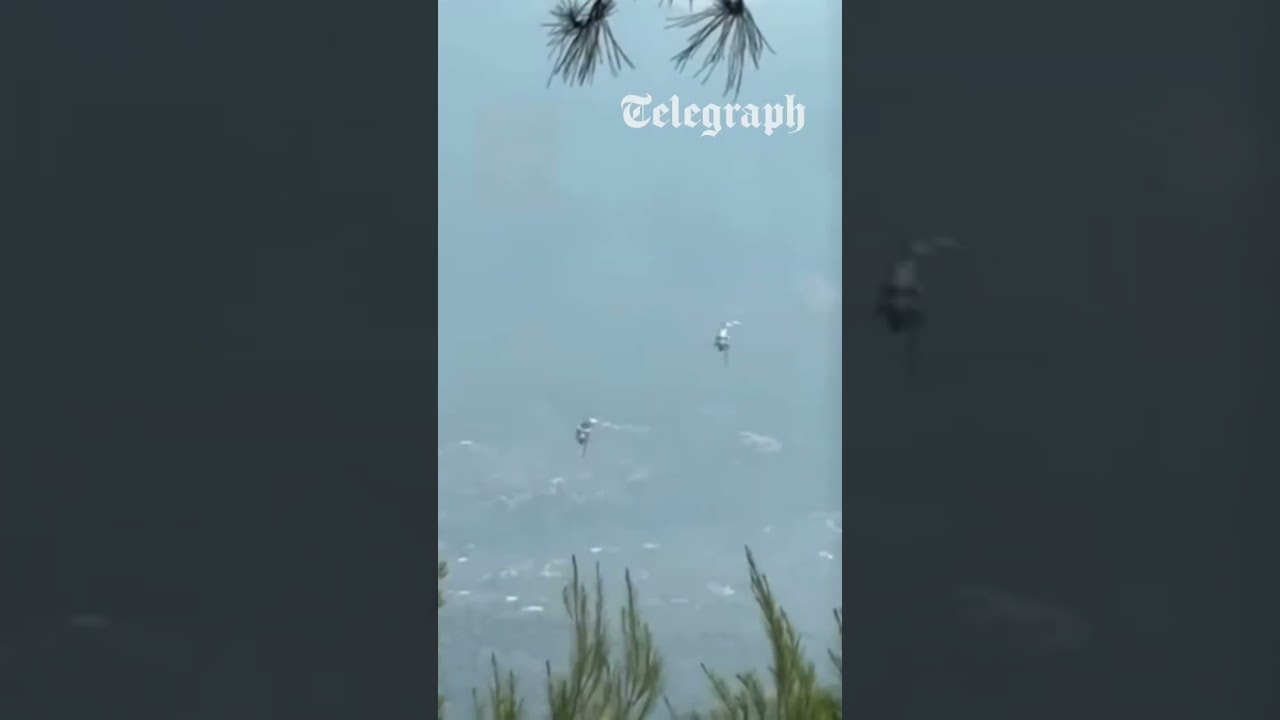 Firefighting helicopters crash in Greece