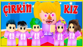 ÇİRKİN KIZ ÇILDIRDI SAÇIMIZI KESTİ   ROBLOX ESCAPE LILY'S DAYCARE OBBY!