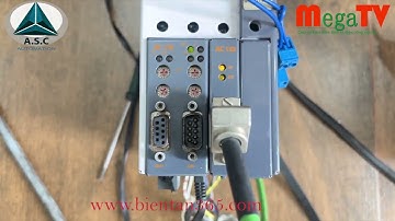 Sửa chữa Biến tần Acopos B&R - Test CPU AC140 run Servo Motor