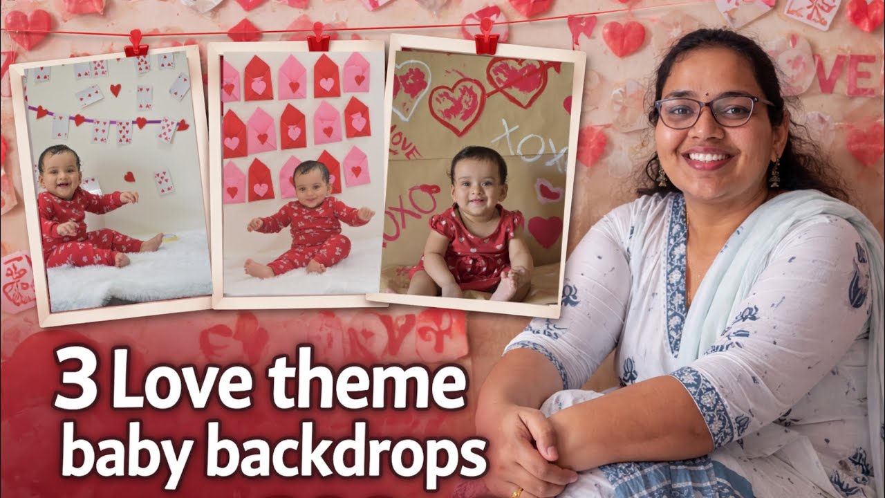 3 baby backdrops for ₹200😱 | Telugu DIY | Neelu’s Craft House
