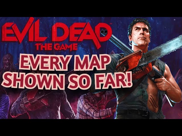 Evil Dead: The Game - ALL MAPS SHOWCASED! 