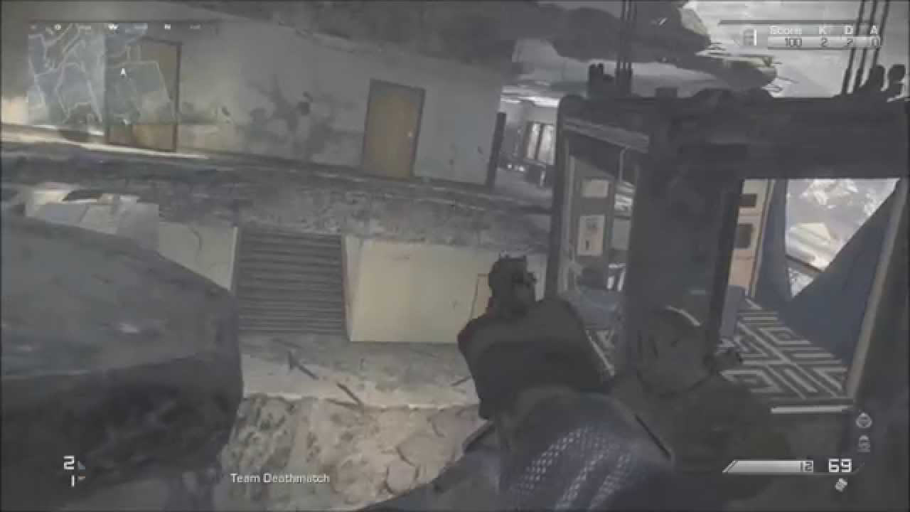 COD Ghosts Glitches: Secret hiding spot using knife lunge
