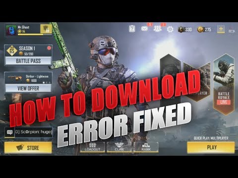how-to-download-call-of-duty-mobile-&-play-from-any-country-!-error-fixed