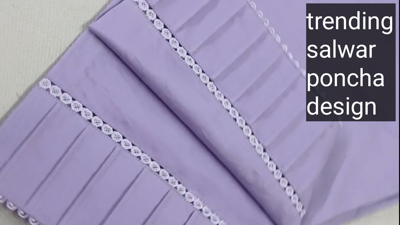 Trending salwar poncha design with kurti cutting and stitching 