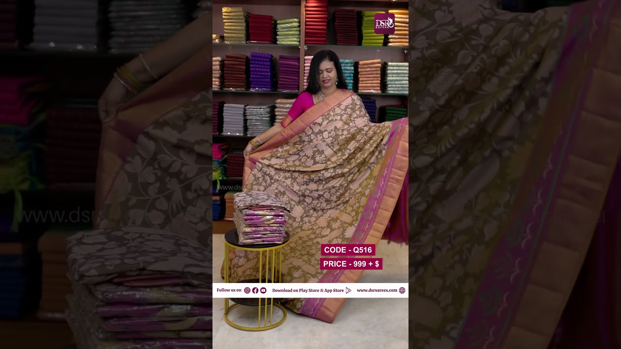 Semi patola silk sarees with beautiful prints @ 999+$😊| Booking - 9653484447 | www.dsrsarees.com