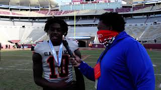 Timmy McClain (USF) post-game interview after winning 2020 8A FHSAA State Title