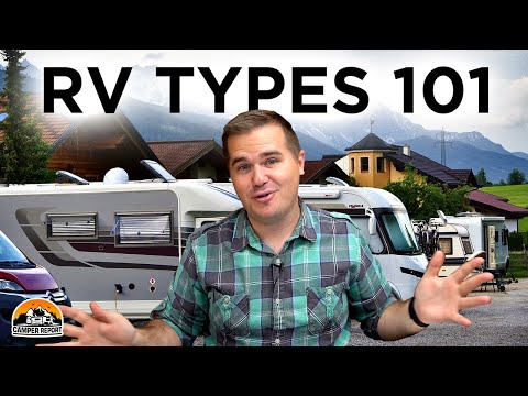 Vidéo: Guide des 4 types de camping-cars ou classes de VR