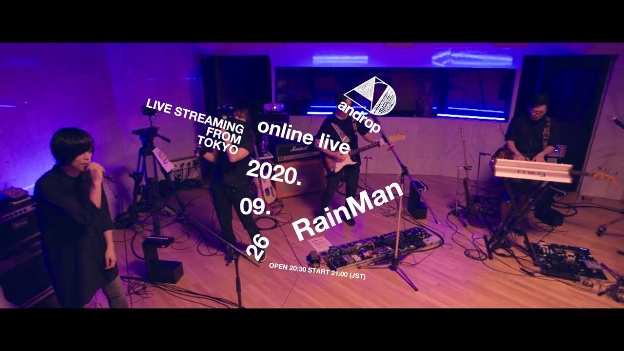 Androp Online Live Rainman 開催 Youtube