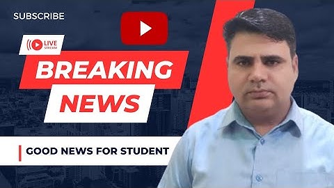 Breaking News|| Good News For Student|| Live 🔴|| Raju Yadav Classes