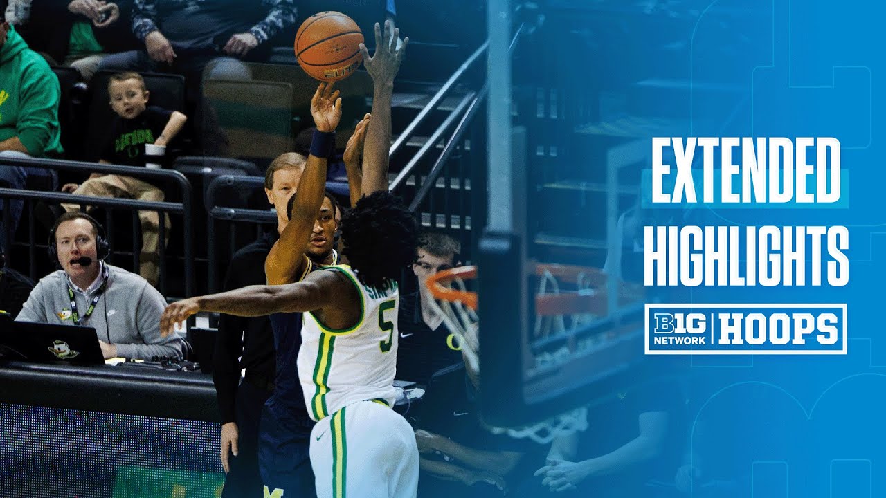 Michigan vs. Oregon | EXTENDED HIGHLIGHTS | Big Ten Men's Basketball | 01/17/26