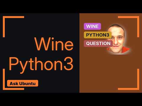 How to install python3 in wine?