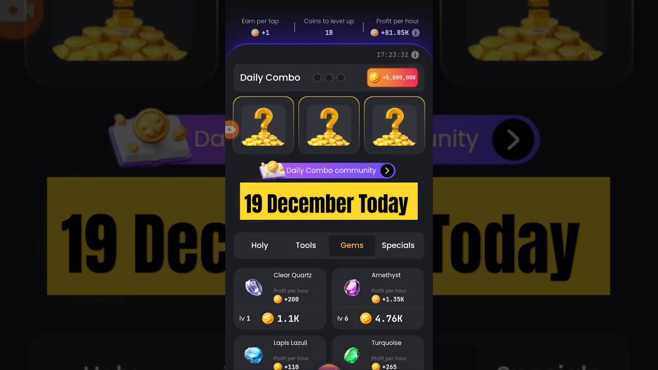 Zen coin daily combo 19 December | Zen coin today combo cards 19 December | Zen coin airdrop