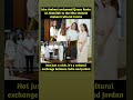 Isha Ambani received Queen Rania Al Abdullah at the Nita Mukesh Ambani Cultural Centre in Mumbai,