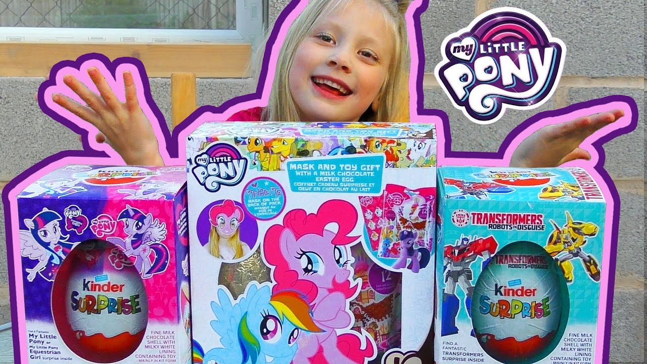 My Little Pony Easter Eggs 2017 Kinder and Kinnerton Easter Egg