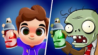 Kooply Run Subway Craft VS PVZ Zombie Subway Surf, Subway Runner Games, Kooply Run Game, Subway Surf screenshot 2