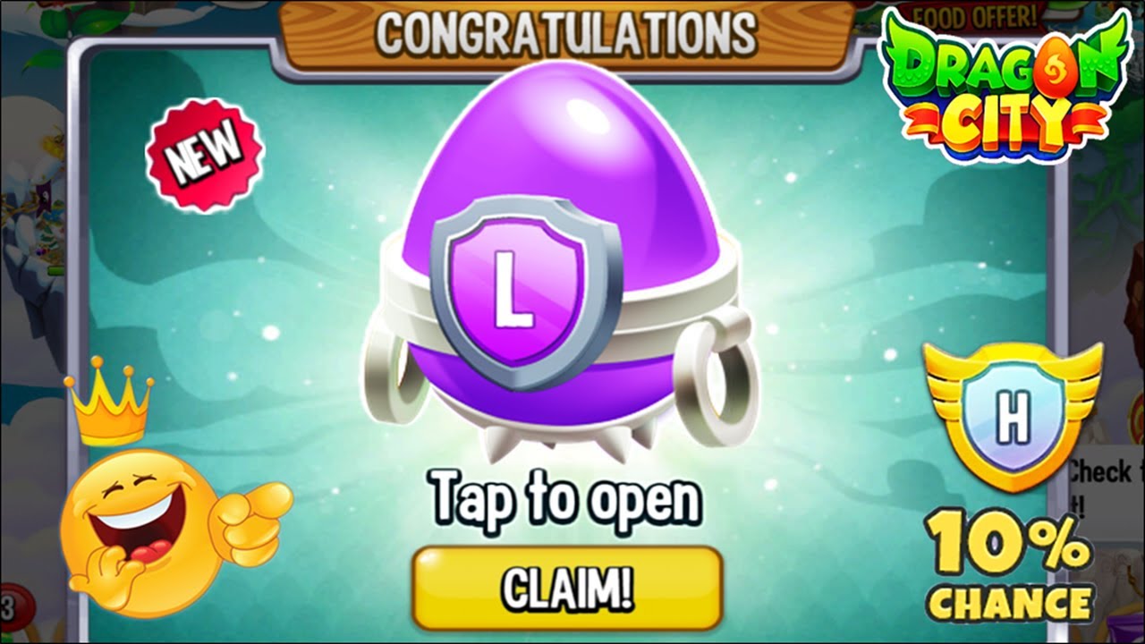 Dragon City - Unlocked x1 New Legendary Egg Chest for Free 2024! 😍