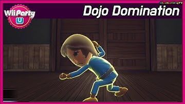 Wii Party U - Dojo Domination ( Standard Mode, Eng Sub ) Player Yoko