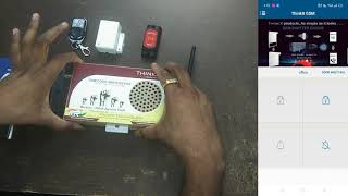 ThinkX Anti Theft GSM Security System Configuration with android application|Wireless Security Siren screenshot 1