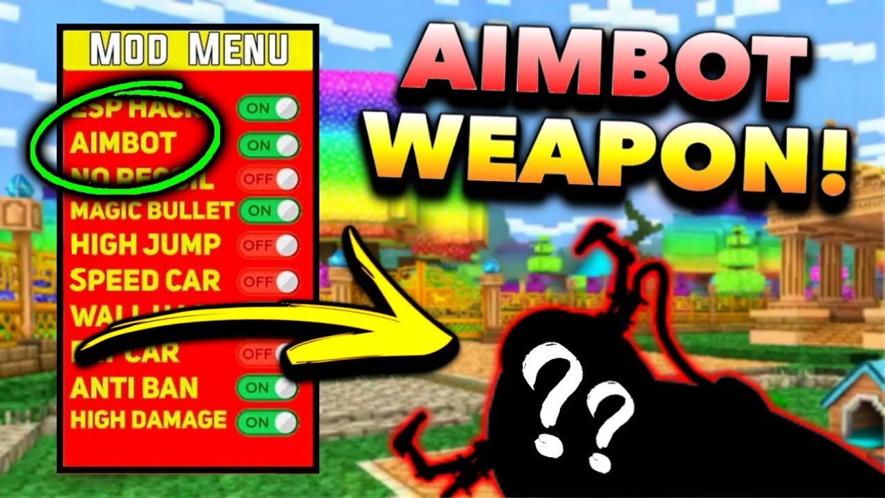 The AIMBOT HACK Weapon of Pixel Gun 3D... (You Need This)