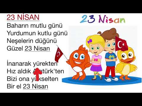 23 Nisan Şiirleri Kısa 2 Kıtalık