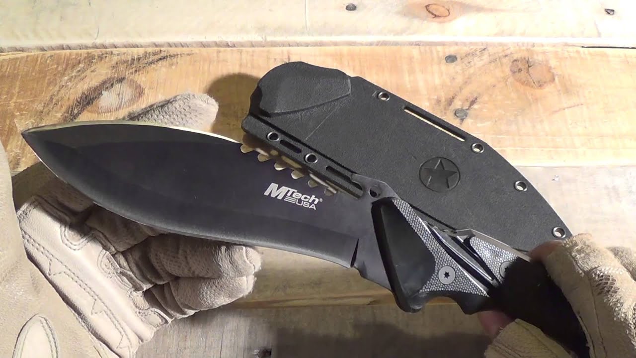 M Tech knife - MTech MT 20 12 - YouTube