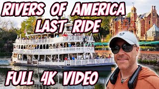 Experience the LAST RIDE through Rivers of America at Disney World! | Liberty Belle