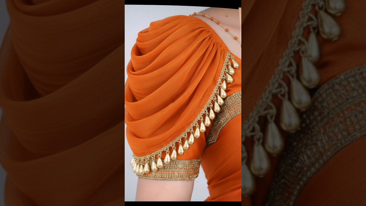 👉Popular blouse sleeves design👌