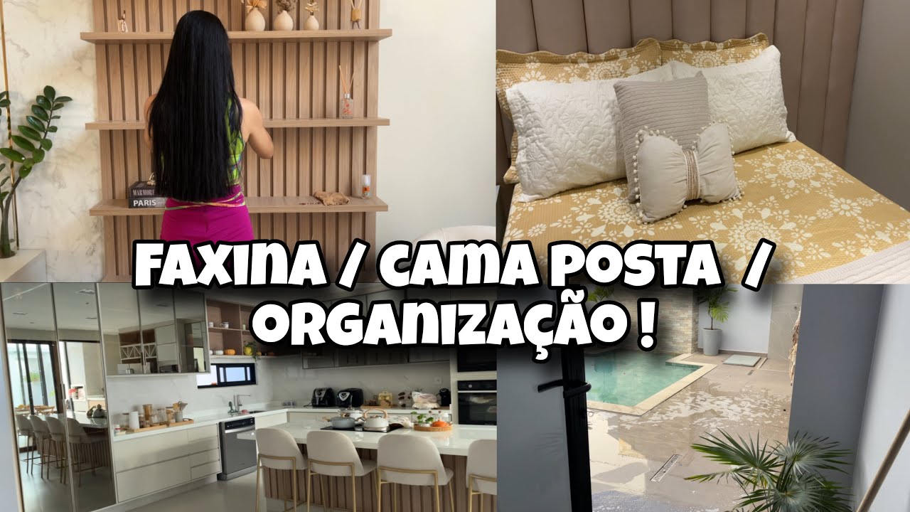 Faxina completa / As camas ficaram lindas / Rotina Real 