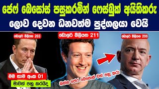 ඊලෝන් මස්ක්ව බය කරමින් ෆේස්බුක් අයිතිකරු ලොව දෙවන ධනවත්ම පුද්ගලයා බවට පත්වෙයි |Second-richest person