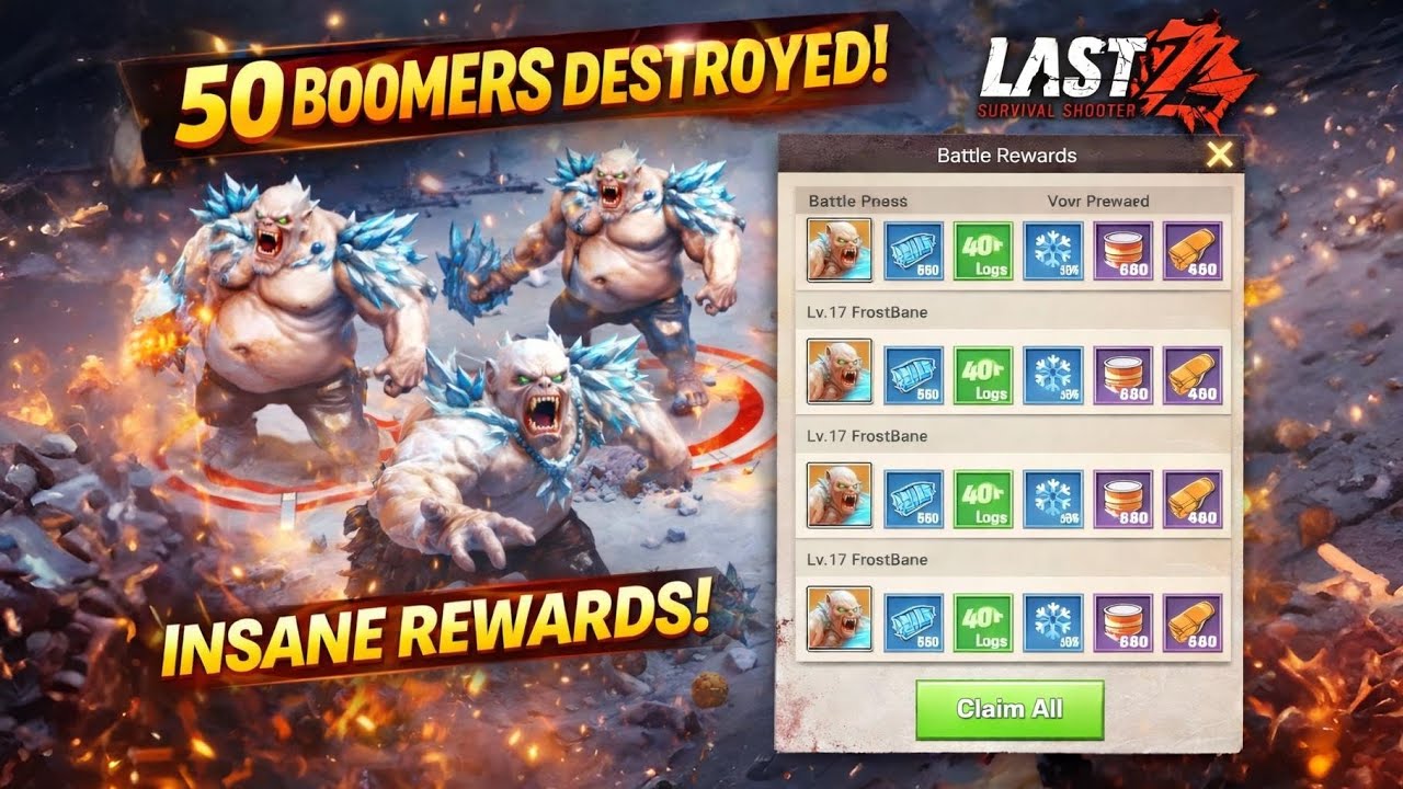 50 Boomers killed Back to Back | Last Z Survival Shooter 