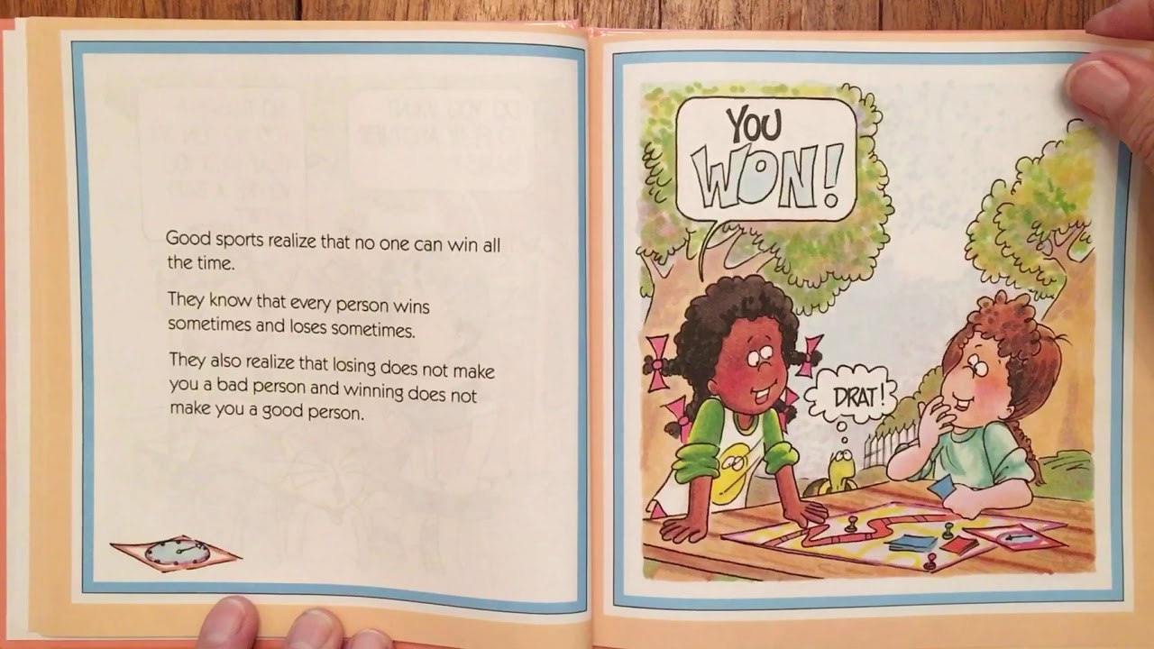 BEING A BAD SPORT By Joy Berry, Read by Cecilia YouTube