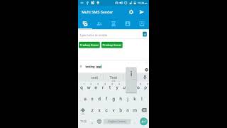 Demo of Multi SMS Sender (MSS)  andorid app. screenshot 4