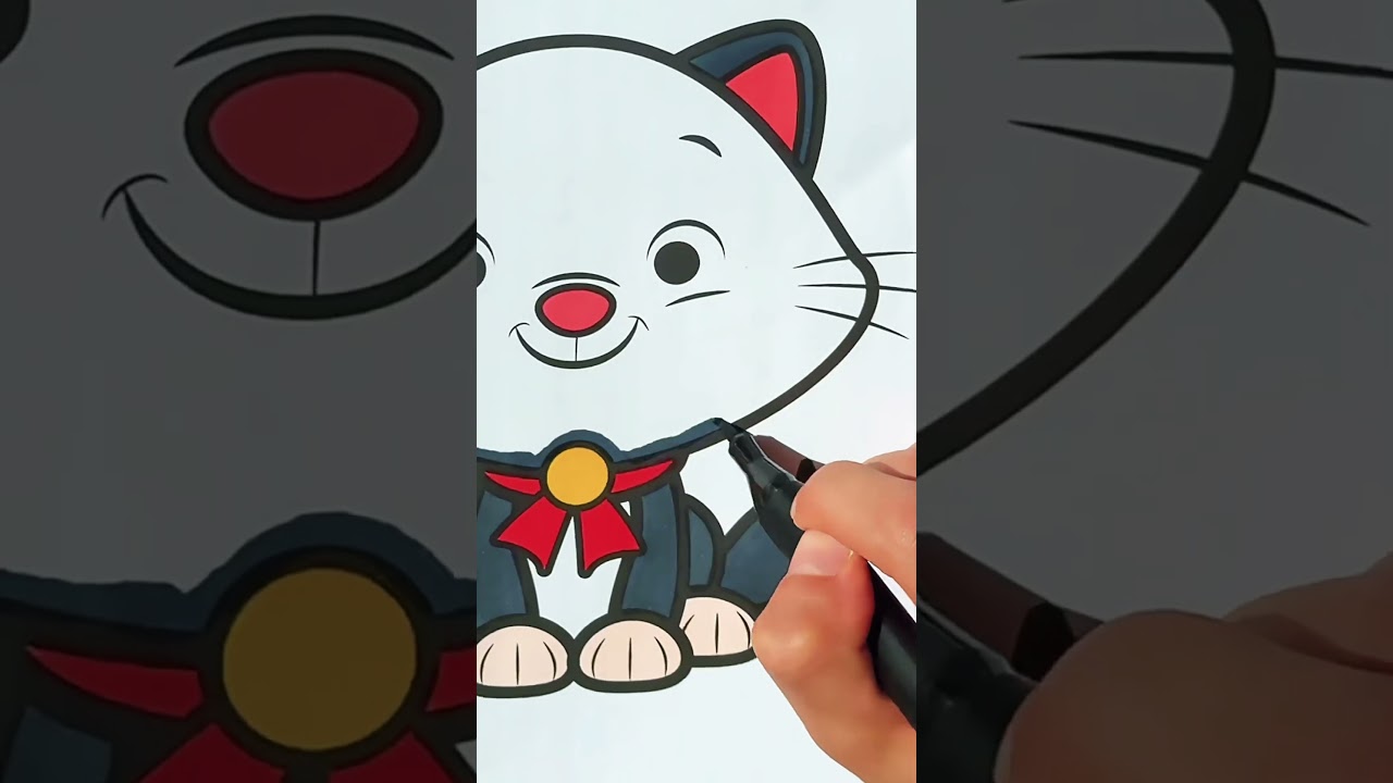 Cat coloring 🐱❤️ 