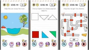 Brain Test: Tricky Puzzles - Levels 111-120 Walkthrough Gameplay