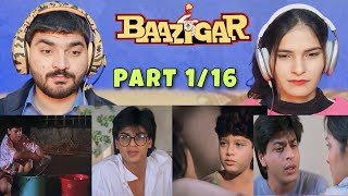 Baazigar: Intro Scene | Shah Rukh Khan | Shilpa Shetty | Pakistani Reaction | PART 1/16