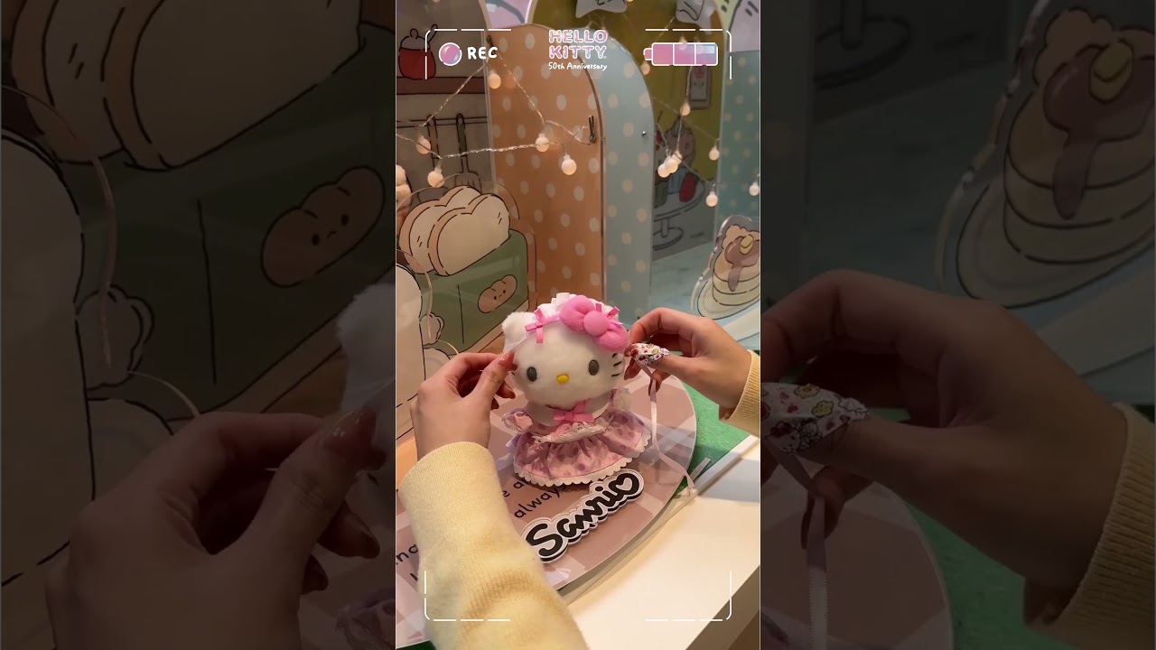 Dress a plushie with me at 