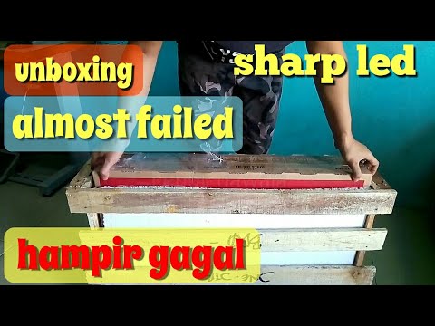 UNBOXING TV LED SHARP AQUOS LC-32LE180I