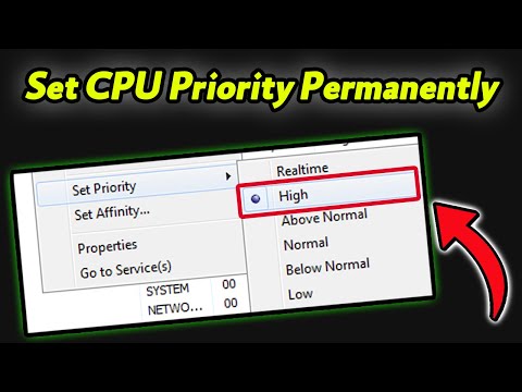 Set Process Priority Permanently on Windows 11/10/8.1/7 ✅