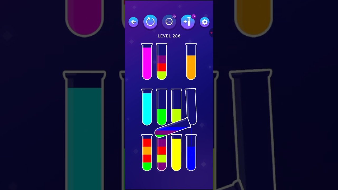 Water sort club Level 282 to 290 Gameplay 