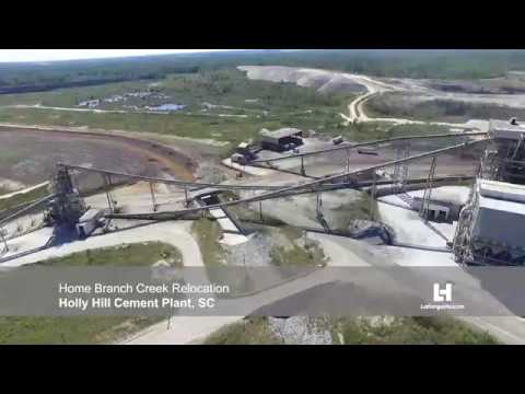 Visit Holcim Holly Hill Cement Plant: Aerial drone footage