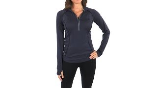 Icebreaker Women's Flash Long Sleeve Running Half Zip | SwimOutlet.com Icebreaker Women's Flash Long Sleeve Running Half Zip | SwimOutlet.com