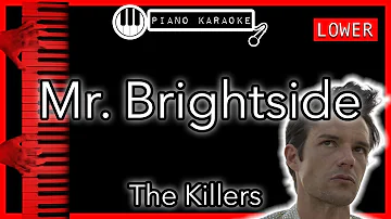 Mr. Brightside (LOWER -3) - The Killers - Piano Karaoke Instrumental