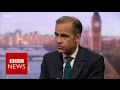 Mark Carney: Bank of England is 'absolutely independent' - BBC News