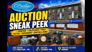 Auction Sneak Peek | Furniture, Collectables, Tools & Hidden Gems! | Prestige Auctions Grimsby