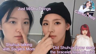 [ENG SUB] (G)I-DLE Shuhua & Miyeon (MiShu) Ft. Yuqi V Live | Shuhua Threw The Bracelet From Minnie?