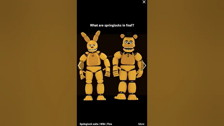 what are springlocks #fnaf #fivenightsatfreddys #theory #shorts #fnaf4 #gaming